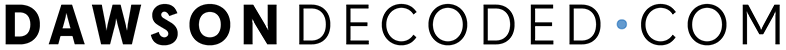 This website logo: dawsondecoded.com