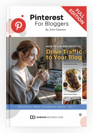 Pinterest for blogger eBook front cover