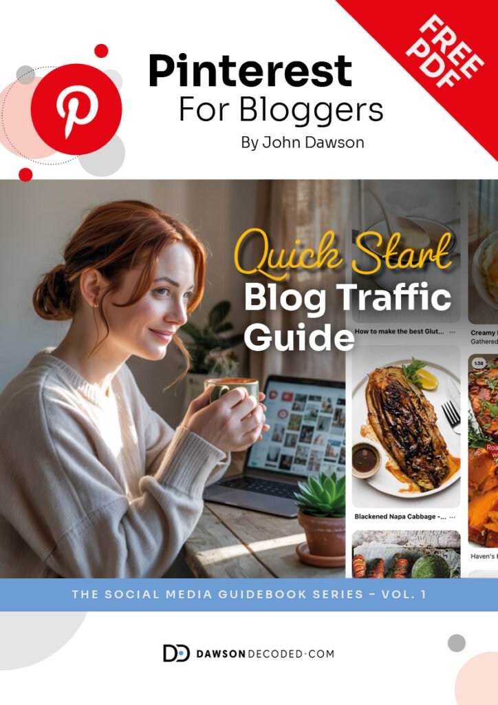 Free Pinterest traffic guide front cover